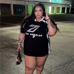 Black Graphic Women's Top